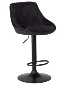 Стул барный DOBRIN LOGAN BLACK (черный велюр (MJ9-101)) -