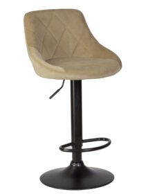 Стул барный DOBRIN LOGAN BLACK (мокко велюр (MJ9-9)) -