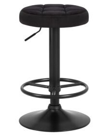 Табурет барный DOBRIN BRUNO BLACK (черный велюр (MJ9-101)) -