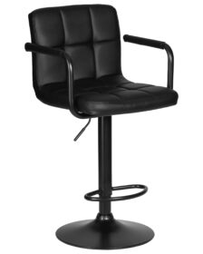 Стул барный DOBRIN KRUGER ARM BLACK (черный) -