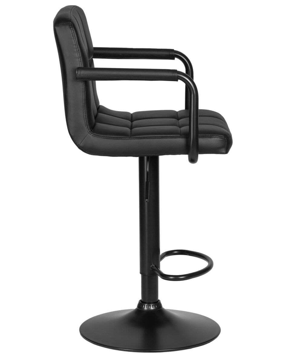 Стул барный DOBRIN KRUGER ARM BLACK (черный) — изображение 3