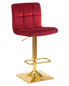 Стул барный DOBRIN GOLDIE (бордовый велюр (MJ9-43)) -
