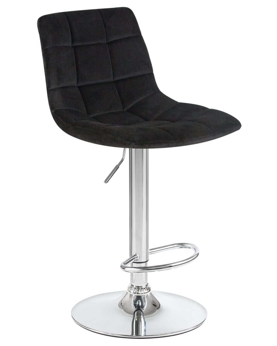 Стул барный DOBRIN TAILOR (черный велюр (MJ9-101)) -