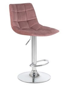 Стул барный DOBRIN TAILOR (пудрово-розовый велюр (MJ9-32)) -