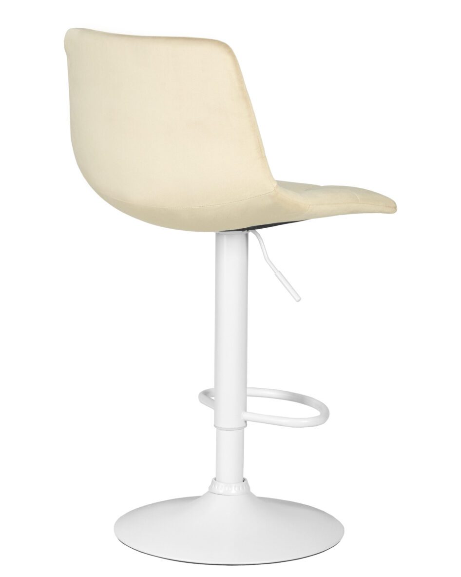 Стул барный DOBRIN TAILOR WHITE (бежевый велюр (MJ9-10)) — изображение 4
