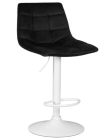 Стул барный DOBRIN TAILOR WHITE (черный велюр (MJ9-101)) -