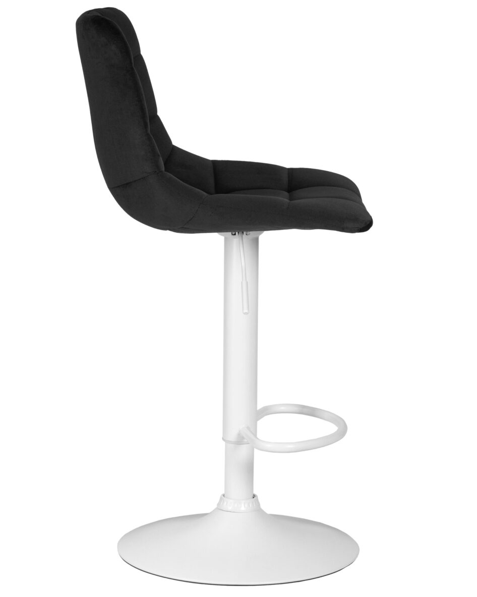 Стул барный DOBRIN TAILOR WHITE (черный велюр (MJ9-101)) — изображение 3