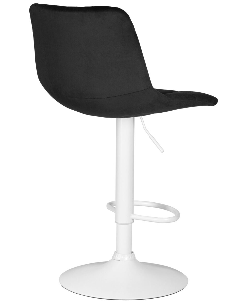 Стул барный DOBRIN TAILOR WHITE (черный велюр (MJ9-101)) — изображение 4