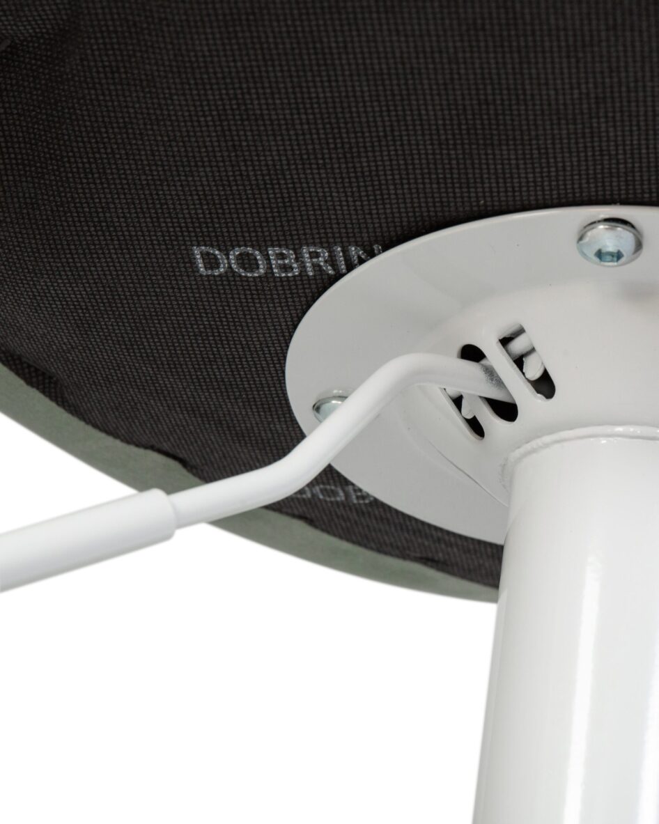 Стул барный DOBRIN TAILOR WHITE (пудрово-мятный велюр (MJ9-87)) — изображение 7