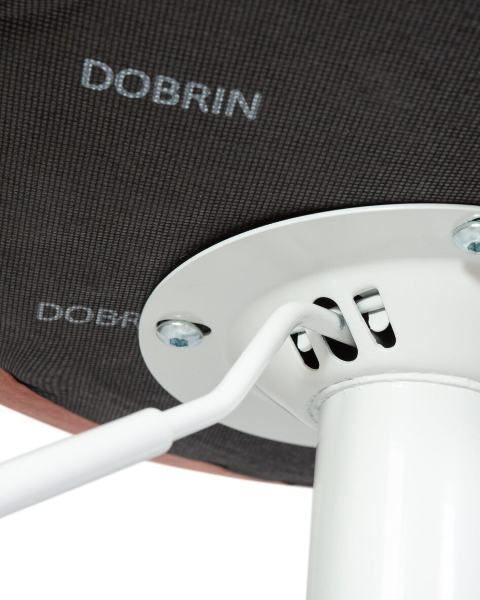 Стул барный DOBRIN TAILOR WHITE (пудрово-розовый велюр (MJ9-32)) — изображение 8