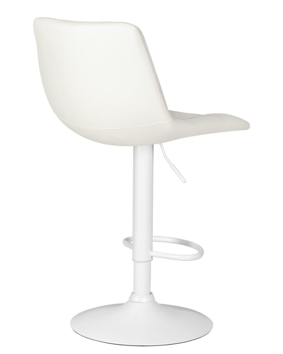 Стул барный DOBRIN TAILOR WHITE (белый PU) — изображение 4