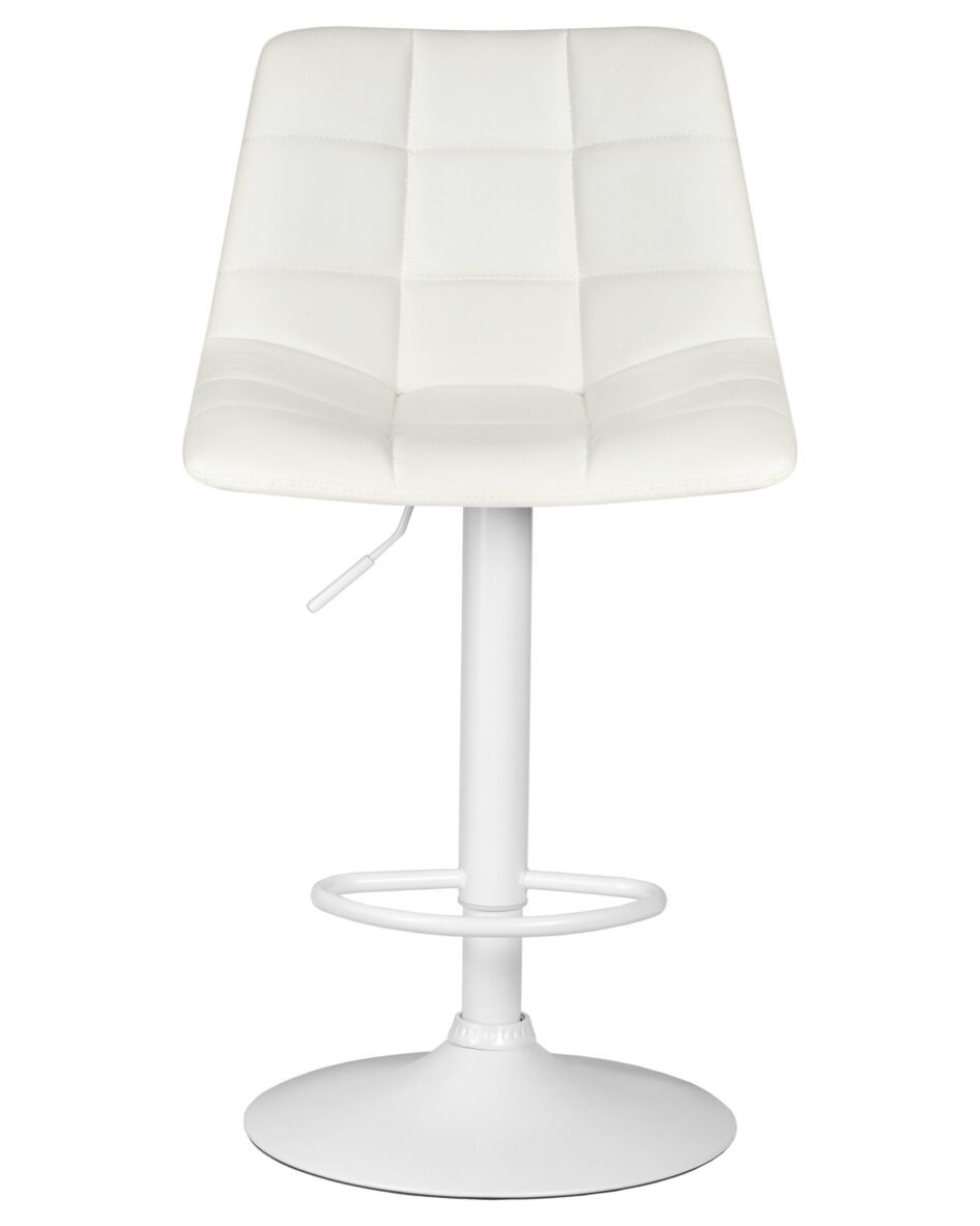Стул барный DOBRIN TAILOR WHITE (белый PU) — изображение 6