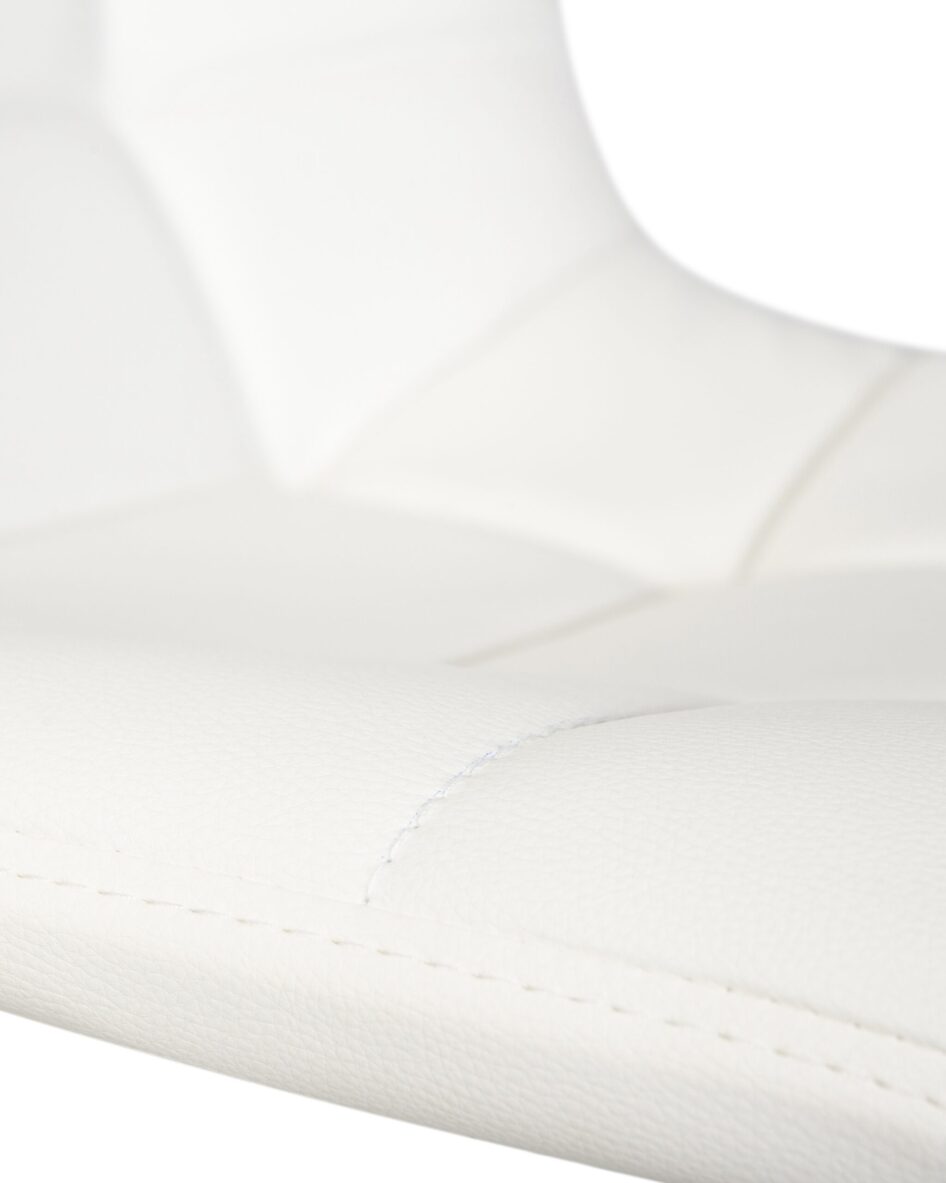 Стул барный DOBRIN TAILOR WHITE (белый PU) — изображение 8