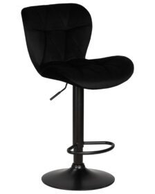 Стул барный DOBRIN BARNY BLACK (черный велюр (MJ9-101)) -