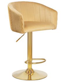Стул барный DOBRIN DARCY GOLD (песочный велюр (1922-3)) -