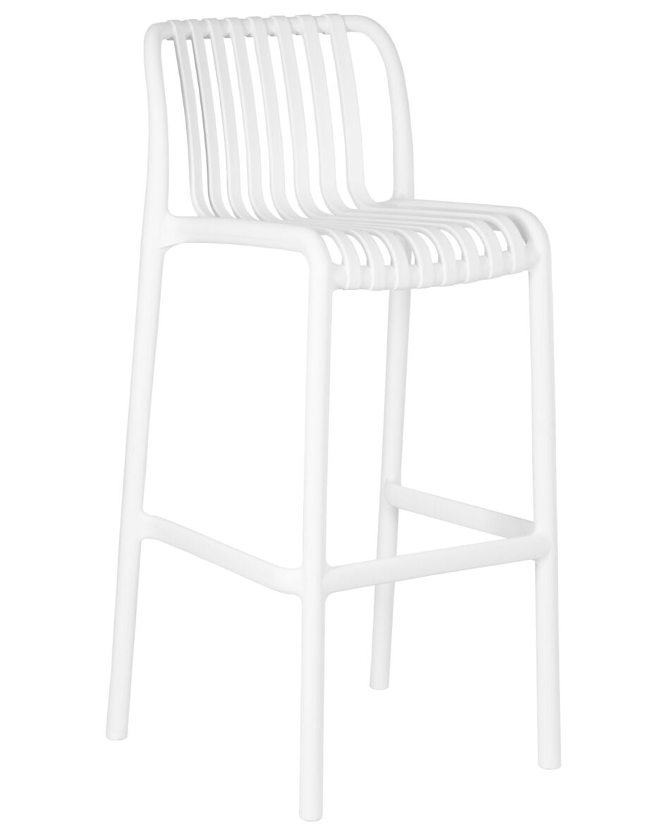 Стул барный DOBRIN CHLOE BAR (белый) -